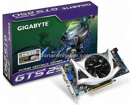 Gigabyte özel tasarımlı yeni bir GeForce GTS 250 hazırladı