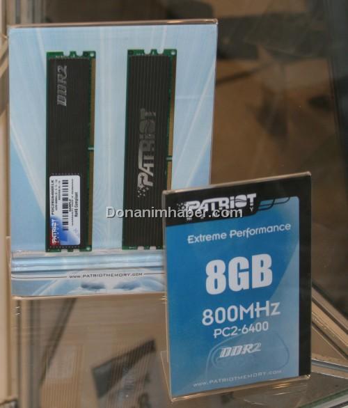 CeBIT Özel: Patriot 8GB kapasiteli DDR2 bellek kiti