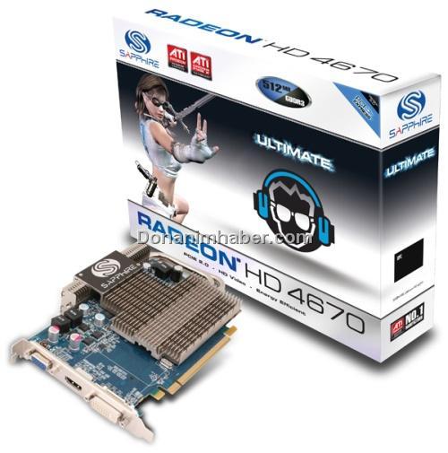 Sapphire'in Radeon HD 4670 Ultimate modeli göründü