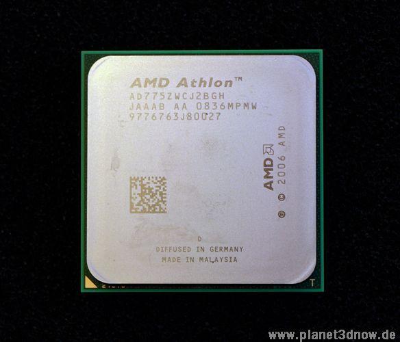 AMD'nin çift çekirdekli Athlon X2 7750 işlemcisi görüntülendi