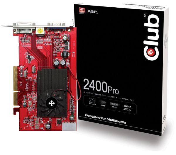 Club 3D, Radeon HD 2400 Pro AGP modelini duyurdu