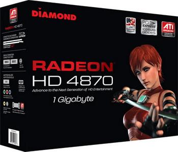 Diamond 1GB GDDR5 bellekli HD 4870 modelini kullanıma sundu