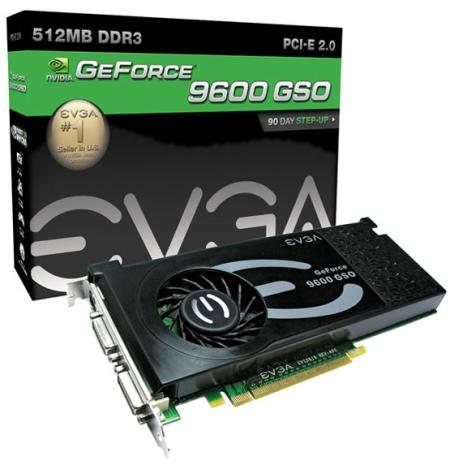 EVGA'dan GeForce 9600GSO tabanlı yeni bir ekran kartı geliyor