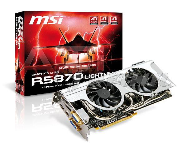 MSI Radeon HD 5870 Lightning modelinin satışa sunulacak son hali göründü