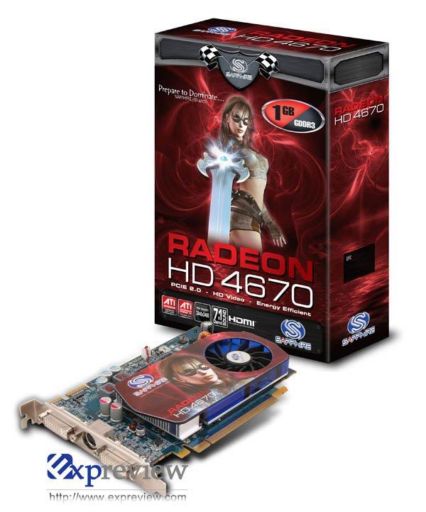 Sapphire'in 1GB GDDR3 bellekli Radeon HD 4670 modeli göründü