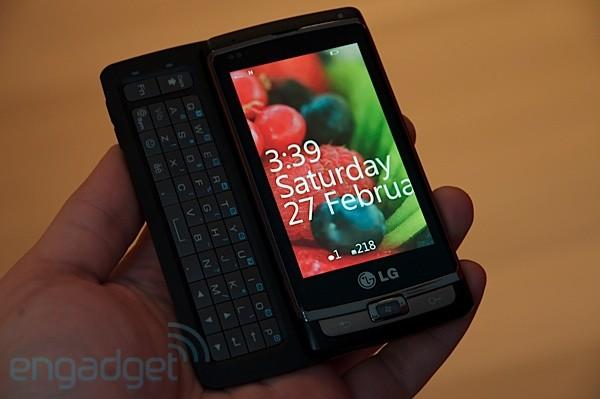 LG'nin Windows Mobile 7'li telefonu göründü