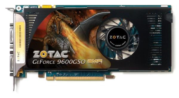 ZOTAC GeForce 9600GSO 512MB AMP! Edition modelini duyurdu