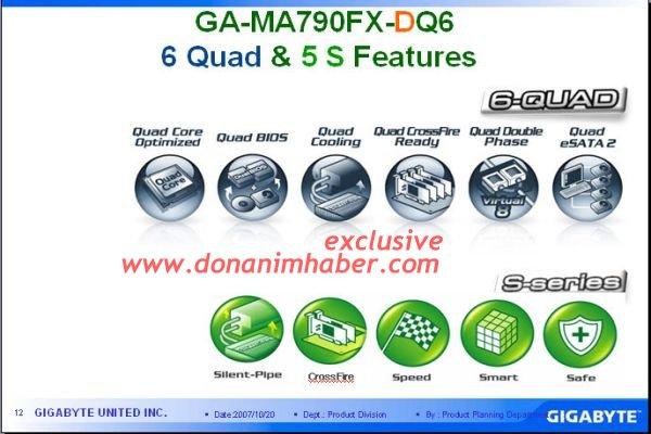 DH Özel: Gigabyte 790FX-DQ6 detayları ile mercek altında