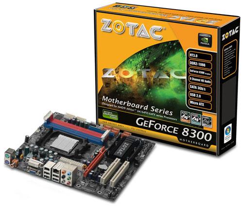 ZOTAC'dan GeForce 8300 yonga setli yeni anakart