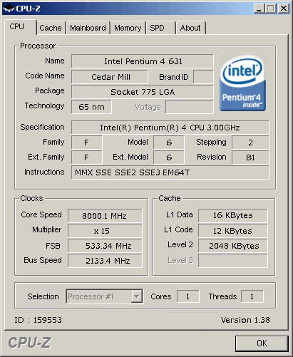 Pentium 4 631 ile yeni dünya rekoru: 8GHz