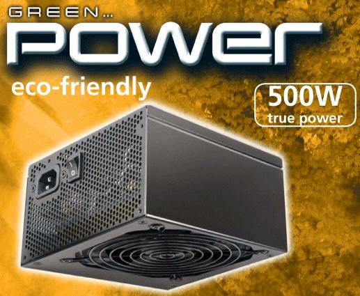 Akasa GreenPower serisi 500 watt'lık yeni güç kaynağını duyurdu
