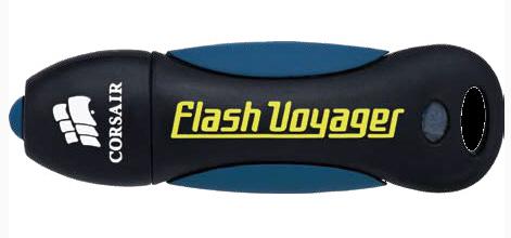 Corsair Flash Voyager serisi 64GB kapasiteli USB belleğini duyurdu