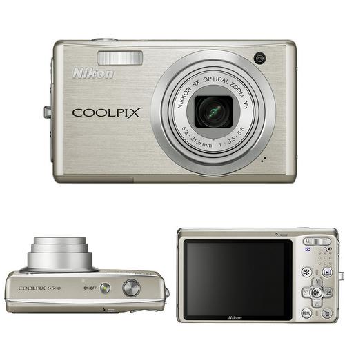 Nikon Coolpix S560; 12 kişiye kadar yüz algılayabilen kamera