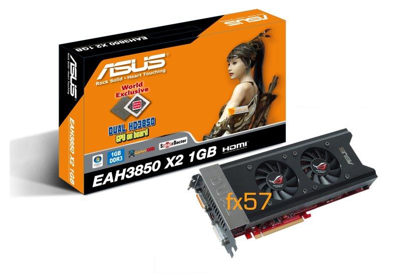 Asus Radeon HD 3850 X2 modelini resmen duyurdu