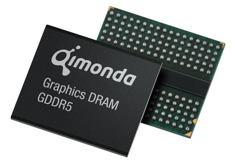 Qimonda GDDR5 için hacimli üretime hazır