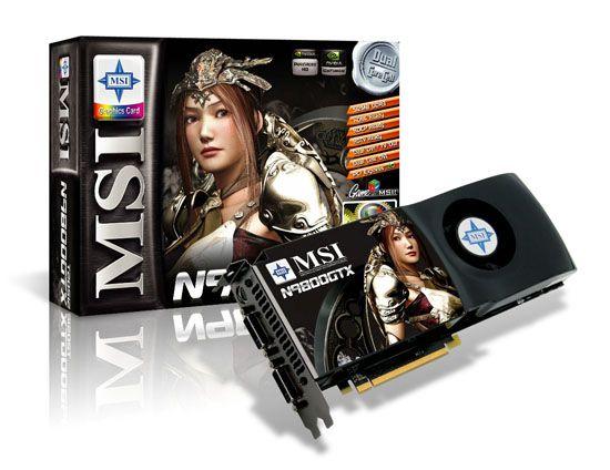 MSI GeForce 9800GTX modelini duyurdu