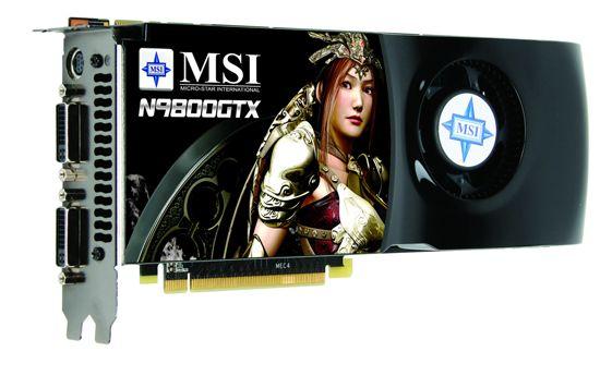 MSI GeForce 9800GTX modelini duyurdu