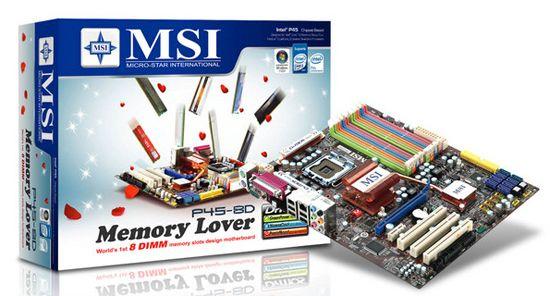 MSI'ın bellek aşkı; 8 DIMM slotlu P45-8D ile DDR2 ve DDR3 özgürlüğü
