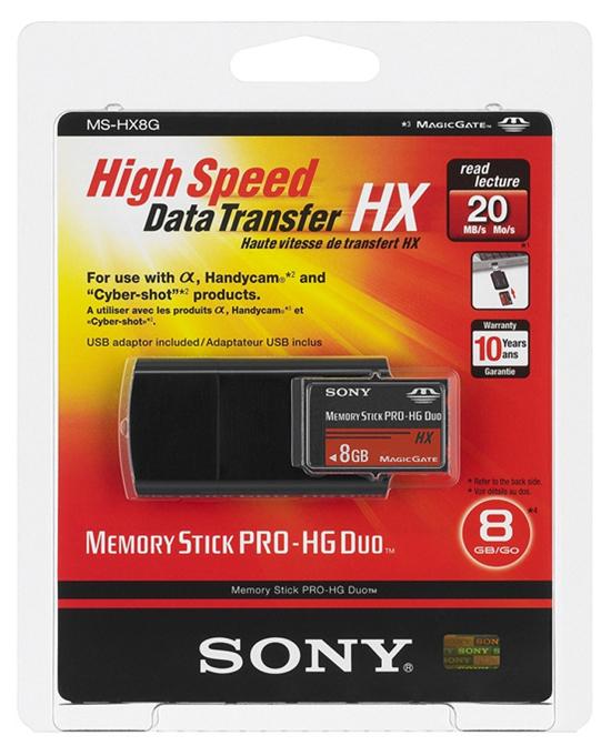 Sony Memory Stick PRO-HG Duo HX serisi bellek kartlarını duyurdu 
