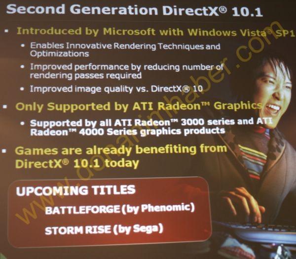 ATi, DirectX 10.1 destekli iki yeni oyun duyuracak