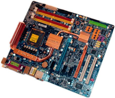 Gigabyte GA-965P-DQ6; Quad Core destekli Intel P965 çipsetli anakart