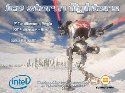 Çift ve 4 çekirdekli işlemcinizi test edin: Ice Storm Fighters Game Teknoloji Demosu