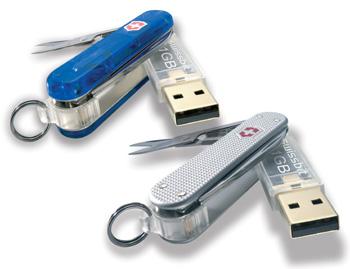 İsviçre çakısına 1 GB bellek dopingi ; Swissbit USB Victorinox