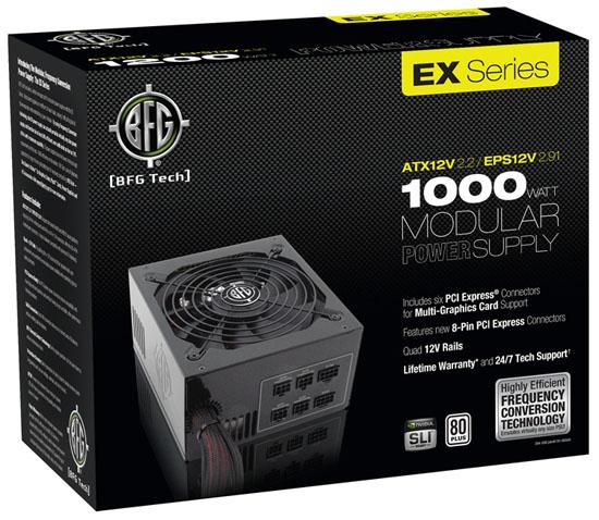 BFG EX serisi 1000 Watt'lık yeni güç kaynağını satışa sundu