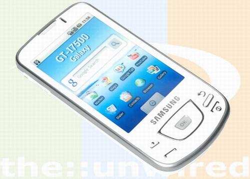 Samsung'un Android destekli telefonu i7500'e beyaz renk seçeneği eklendi