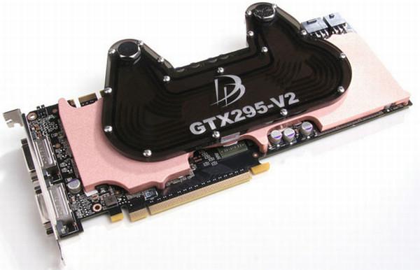 Danger Den tek PCB'li GeForce GTX 295 modeli için su soğutma bloğu hazırladı