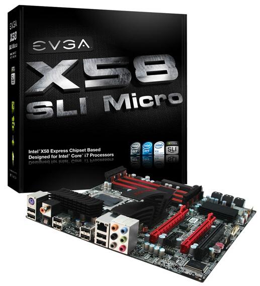 EVGA'dan yüksek performans odaklı microATX anakart; X58 SLI Micro