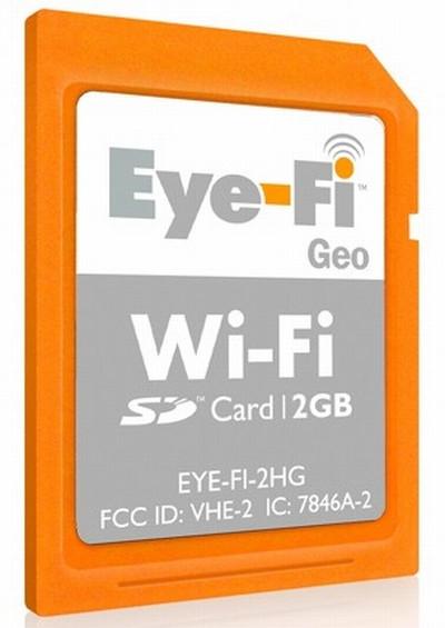 Apple kullanıcıları için WiFi destekli bellek kartı; Eye-Fi Geo