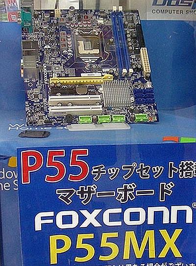 Maliyet odaklı P55 anakartlar görünmeye başladı; Foxconn'dan P55MX