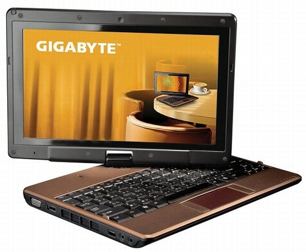 Gigabyte'dan döndürülebilir ekrana sahip yeni netbook; TouchNote T1028X