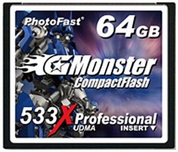 PhotoFast 64GB kapasiteli CompactFlash bellek kartını duyurdu