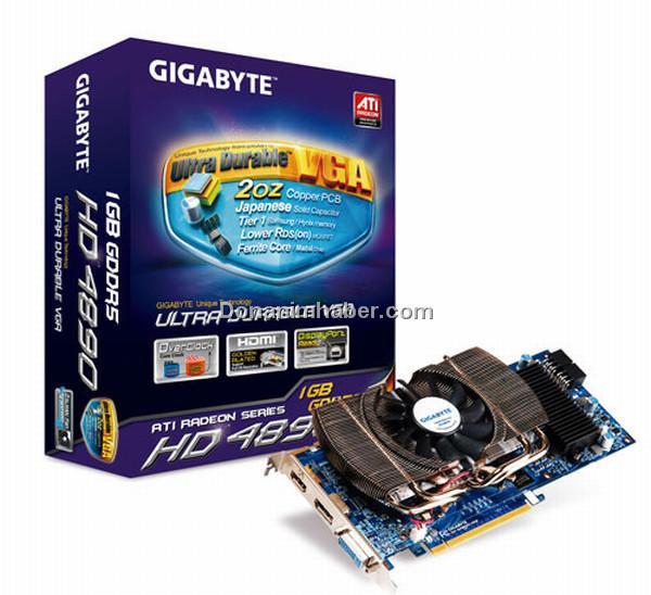 Gigabyte Ultra Durable VGA teknolojili Radeon HD 4890 modelini duyurdu