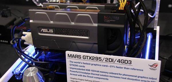 Dünyanın en hızlı ekran kartı fiyat listelerinde; Asus MARS GTX 295