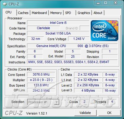 Intel'in 3.06GHz'de çalışan 32nm Clarkdale işlemcisi test edildi
