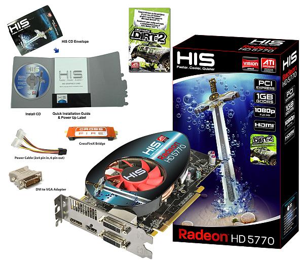 HIS Radeon HD 5770 v2 modelini tanıttı