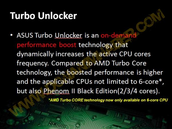 Özel haber: Asus'dan, AMD işlemciler için Turbo Unlocker teknolojisi