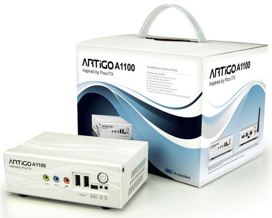 VIA'dan fansız çalışan mini-bilgisayar (nettop): ARTiGO A1100
