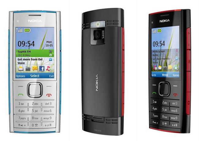 Nokia, stereo hoparlörlere ve 5 megapiksel kameraya sahip X2 modelini duyurdu
