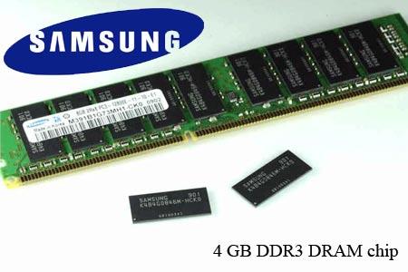 Samsung DDR3 bellek üretimine hız veriyor