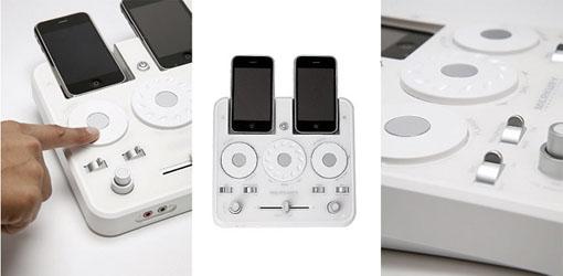 UO DJ Mixer: iPhone ve iPod dock ünitesi
