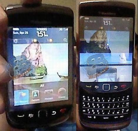 Kızaklı QWERTY klavye donanımına sahip BlackBerry 9800'ın fotoğrafları internete sızdırıldı