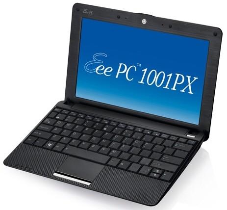 Asus yeni netbook modeli Eee PC 1001PX'i satışa sundu
