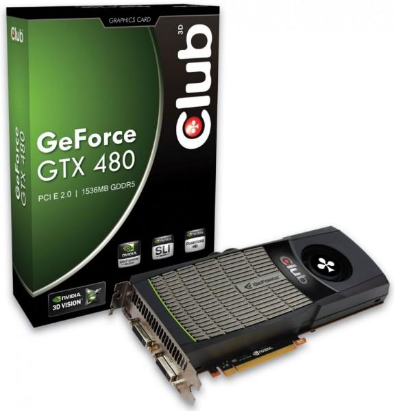 Club3D, GeForce GTX 470 ve GTX 480 modellerini satışa sundu