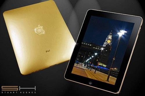 Karşınızda altın ve elmaslarla hazırlanmış Apple iPad