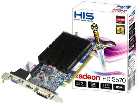 HIS, Radeon HD 5570 Silence modelini duyurdu