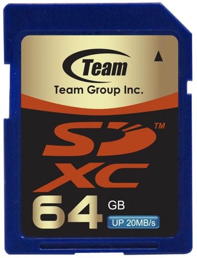 Team Group, 64GB kapaisteli SDXC bellek kartını duyurdu